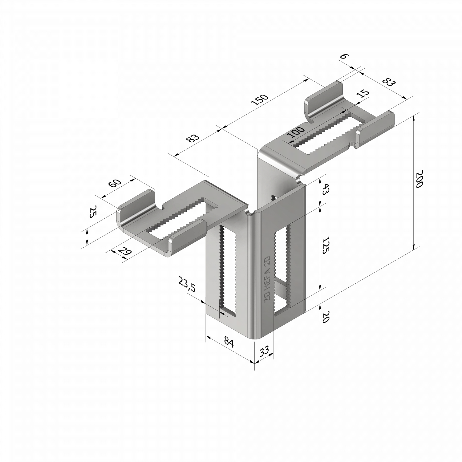 Соединитель 2D HEFA 2D